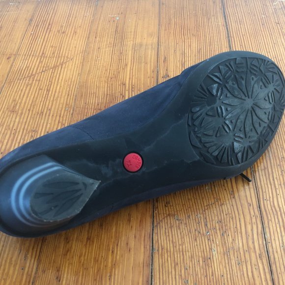 Vintage CAMPER lace up shoes with striped heel. Size 41/10 Nearly New. - Picture 9 of 11